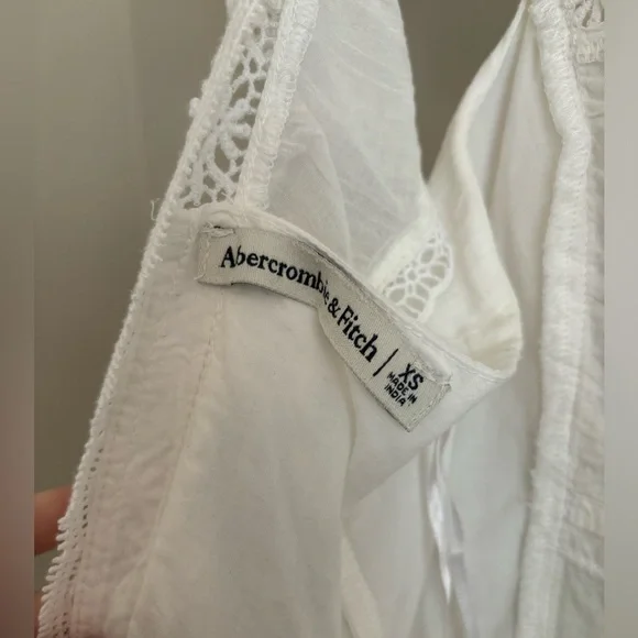 Abercrombie & Fitch White Mini Dress - Picture 5 of 6